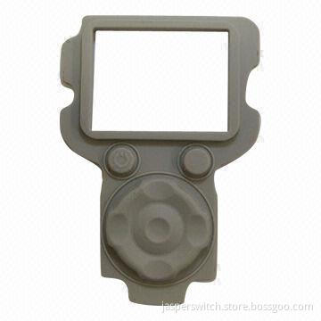 Custom rubber products, available in various sizes and colors